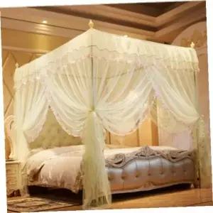 모기장 팰리스 커튼형 침대모기장(150x200cm) 프릴모기장