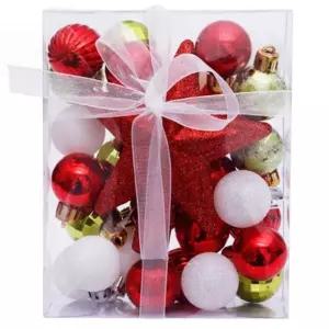크리스마스 트리 장식볼 세트 30p 8종 레드골드소품 오너먼트 트리볼 장식품 인형 용품 성탄