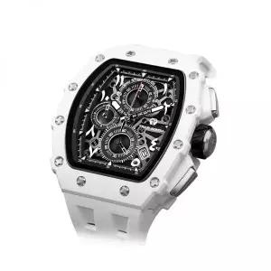 차르봄바 TB8204QA 엘리멘탈 아라비안 인덱스 크로노그래프 캘린더 쿼츠 워치