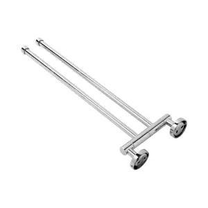 2단 스텐 수건걸이 DK74타올 욕실옷 후크 스테인리스 용품 악세사리 정리 다용도