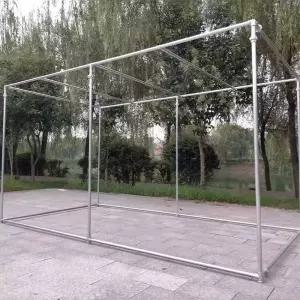 조립식 대형 넝쿨 식물 파이프 지지대 나무 호박 장미 야외 울타리 프레임