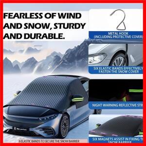 자동차 앞유리용 눈 보호 커버 동결 방지 및 서리 방지 자석식 눈 가드 차량 커버