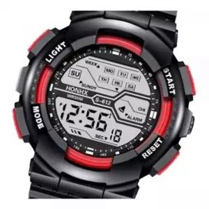 [콩심팥심]데일리 HONHX 레드 시계 전자 군대준비물