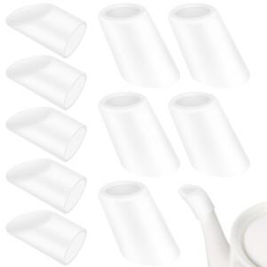 티팟 주둥이 액세서리 누수 방지 보호대 찻주전자 슬리브 커버 병 뚜껑 커피