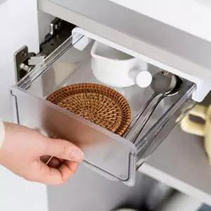 책상 아래 슬라이딩 숨김 서랍 수납함 사무용 정리 서랍장