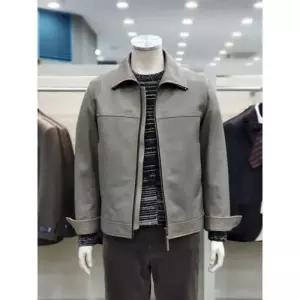 파렌하이트지이크 카라넥 집업 레더 자켓 FJGDH9301 GY_DJ