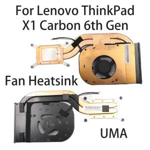 레노버 씽크패드 X1 카본 노트북 선풍기 방열판 CPU 쿨러 냉각 FRU:01YR204 01YR159 01YR203 UMA 6 세대