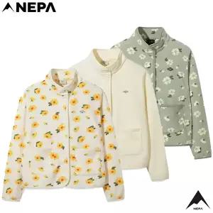 네파뽀글이플리스7M26160 여성 봄가을 간절기 플러피 꽃무늬 플리스 자켓 기존가 89.22451150682191408