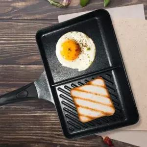 [골드스마일]양면 그릴팬 샌드위치팬 후라이팬 사각 계란 토스트팬