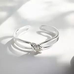 반지 백금도금 오픈링 게더릭 큐빅 실버925 매듭 악세 1.6T 특수 고탄소강 건축용 1200mm