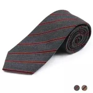 울 라인 배색 넥타이 혼주 정장용 예복용 고급넥타이 기본형 예식용 배색넥타이