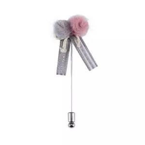 망사 리본 부토니에 각종행사.단체주문가능) 리본핀 정장핀 조화핀 꽃핀 튤립핀 혼주핀