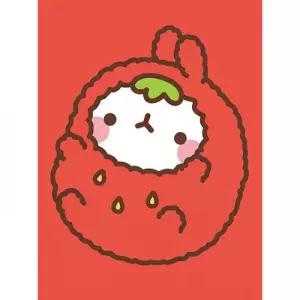 몰랑 딸기옷 (샤이닝) 보석십자수 액자세트 15x20