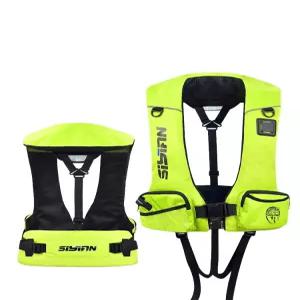 자동팽창 조끼 바다낚시 구명조끼 플로팅 보트 초경량