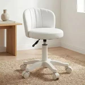 [핫트랙스]등받이 편안한 오발 회전이동 쉘핏체어 상담의자