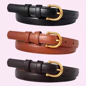 패션 여성용 고급 벨트 데일리 ootd 원피스 명품