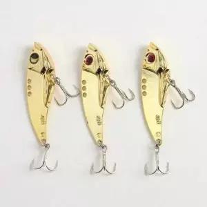 [셀러에이드]낚시 루어 메탈 골드 농어 갈치 18g 쏘가리 바다낚시