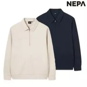네파 남성 가을겨울 니트라이크 폴로 집업 티셔츠 7L75260 326741