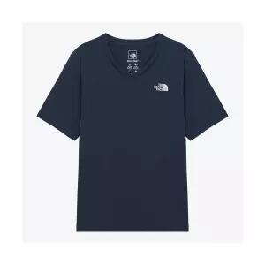 [노스페이스]THE NORTH FACE NT7UR50A 여성 리커버리 반팔 브이넥 티_MIDNIGHT NAVY 916626