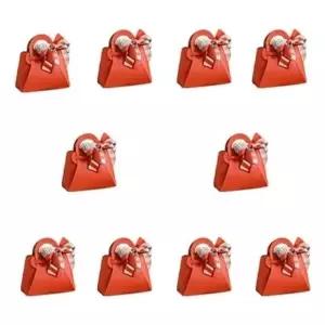 미니선물 포장 박스 10개입 PU 고급답례품 백