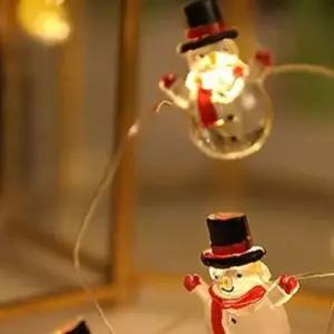 쌍문상회 크리스마스트리 LED 전구 2M 산타 눈사람 조명