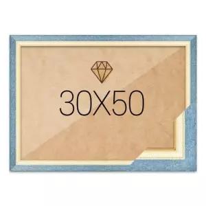 30x50 블루 보석십자수액자 고급형 수지 WFLYJZF