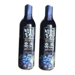 샘표 백년동안 현미발효 흑초 블랙블루베리 x 900ml 2개