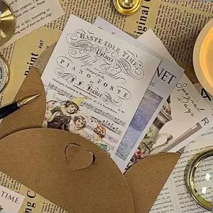 컬러 엽서 단면 모음 로맨스 스티커