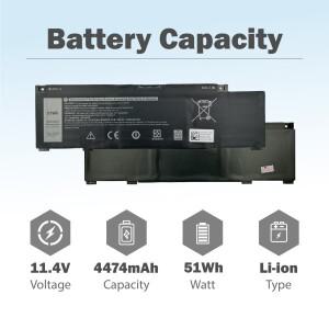 DELL-Inspiron G3 15 3500 SE 11.4V 4474mAh P89F INS 15PR-1545W 용 266J9 51Wh 배터리