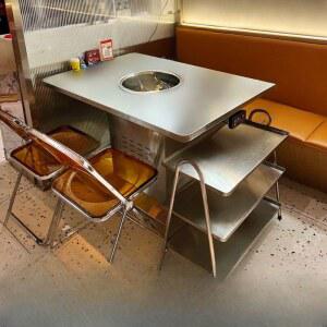 불판식탁 업소용 불판 창업 고깃집 식탁 원형 밥상 테이블