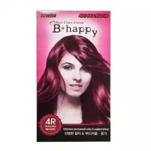 체리 와인 컬러 페이스 크림 4R 오징어먹물 새치머리 멋내기 염색약
