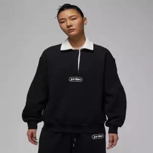 나이키 nike 조던 플라이트 플리스 럭비 탑 W - 블랙블랙 IF0997-010