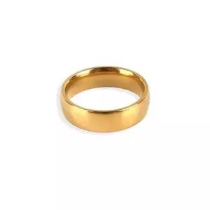 써지컬스틸 금색 티타늄반지 커플반지 남녀공용반지-WFIZRYX