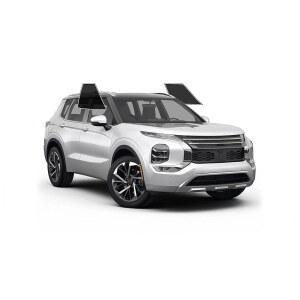 오토텍 DIY 자동차 창문 틴팅 키트 - 맞춤형 그늘막: 미쓰비시 전 모델 측면 및 후면 창문용 5%, 10%, 20%, 35%, 50%, 70% 자외선 차단 방풍 보호를 위한 프리컷 착색제