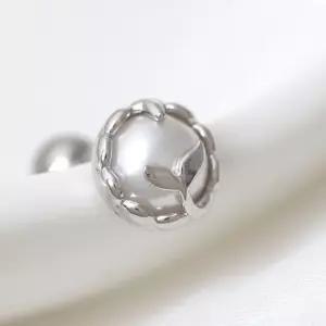 써지컬 스틸 진주 고래꼬리 패션 피어싱 써지컬피어싱 써지컬스틸피어싱 서지컬피어싱