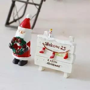 산타인형 웰컴 안내판 장식 성탄절 파티 인테리어소품 (KYR-WB3635C)