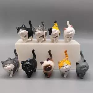 고양이 장식소품 인테리어 인형 탁상 차량용 악세사리 (KYR-WA55036)