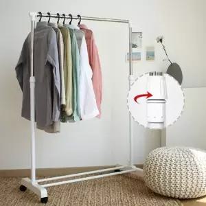 ToB 1인옷걸이 미니행거 이동식행거 900 드레스룸 일자행거 미니행거 원룸행거