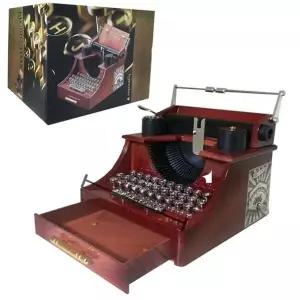 빈티지 엔틱 타자기모양 태엽 보석함 오르골 (KYR-W9EECF1)