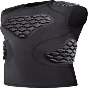 DGXINJUN 남자 축구 갈비뼈 보호대 가슴 패딩 셔츠 - 알둘트 럭비 소프트볼 야구 하트 흉골