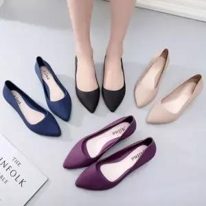 [하프클럽/]말랑말랑 인기 4컬러 젤리슈즈 여름플랫 감성 플랫슈