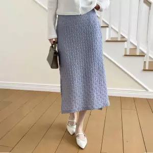 /다잇템 여자 데일리 레이스 롱 고무줄 스커트