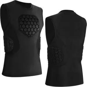 미코시 야구 가슴 보호대 축구 패딩 압축 셔츠 갈비 심장 라크로스 골키퍼용 흉골 보호