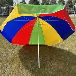 [하프클럽/셀러허브_여성트랜드패션]해변 카페 낚시터 스 색동 파라솔