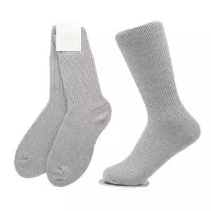 [하프클럽/]여성용 가는골지 장목양말 멜란지 5켤레