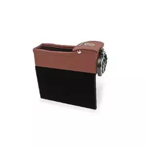 사이드포켓 동전 정리함 고급형 차량용 진브라운 1개