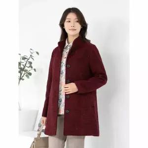 [하프클럽/모슬린]엄마옷 2온스 울 차이나 자켓  MQG124795 마담 미시 중년여성 빅사이즈 할머니옷 50대 60