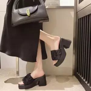 소프트감 통굽힐 홈슬리퍼 편의성 웨지힐 스쿨오피스 슈즈 머스트해브 통굽샌들