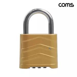 ToB Coms 강력 잠금 4단 비밀번호 다이얼 자물쇠 HA127 비밀번호 다이얼자물쇠
