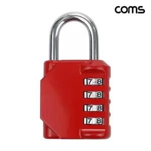 ToB Coms 4단 비밀번호 다이얼 자물쇠 HA097 비밀번호 다이얼자물쇠